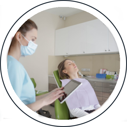 Relaxed patient receiving oral sedation dentistry at Deerfoot Dental Centre in Calgary